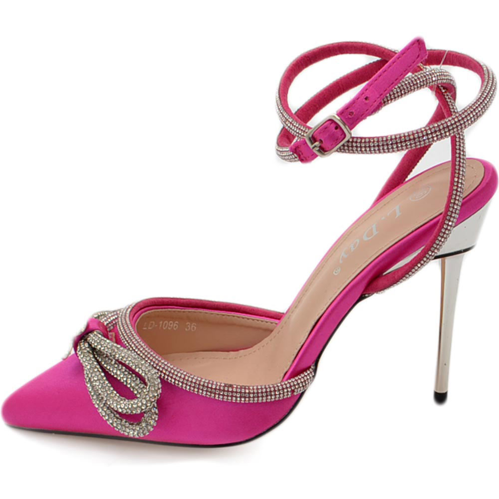 Decolleté con fiocco fucsia - CVG Gold