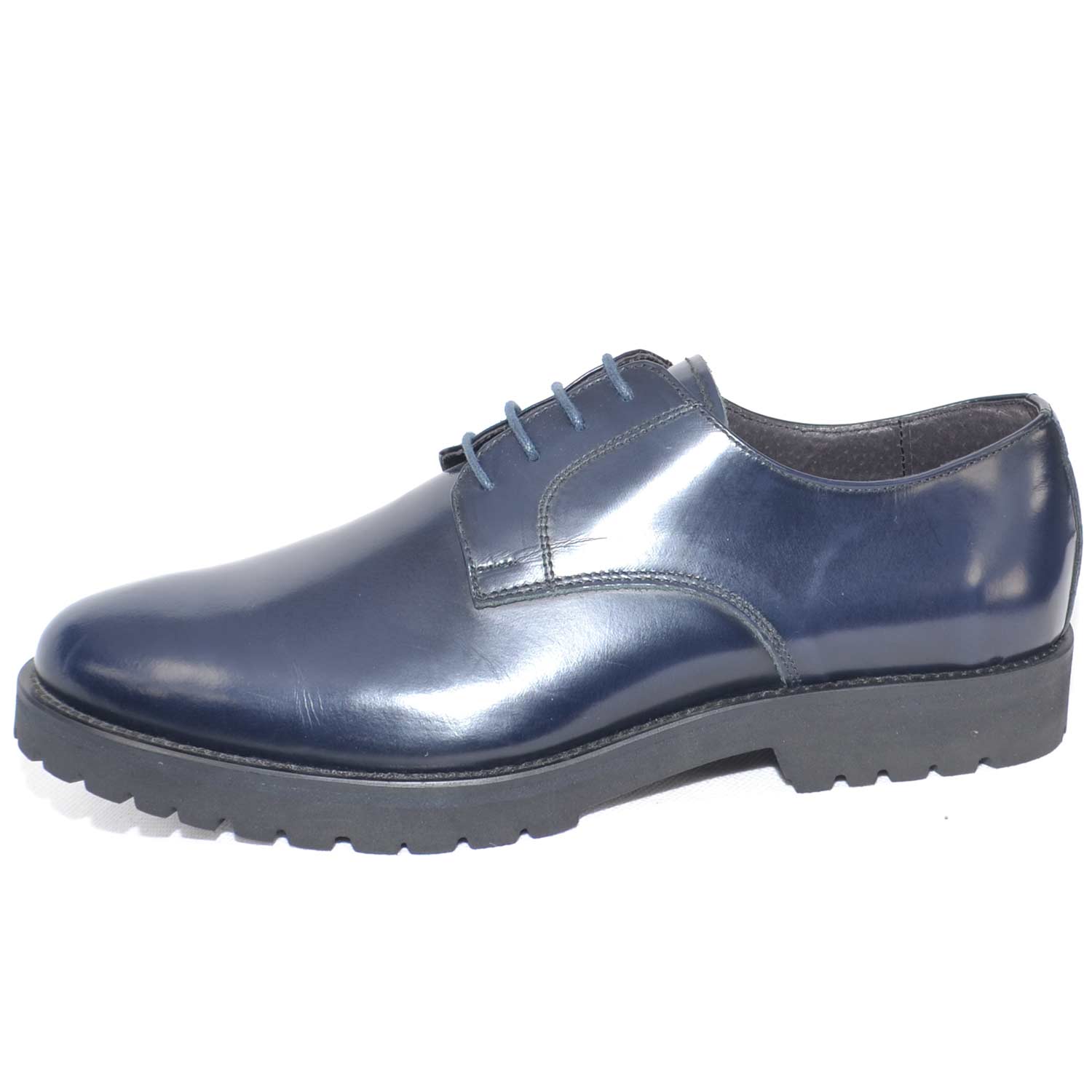 scarpe eleganti blu uomo