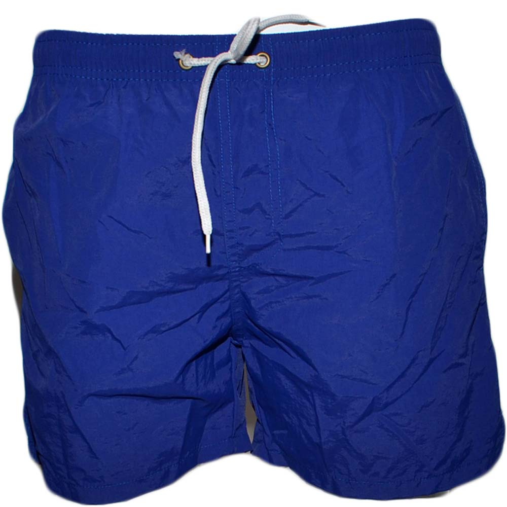 Costume uomo boxer fantasia basic rete interna modello pantaloncino corto laccio made in italy asciugatura rapida