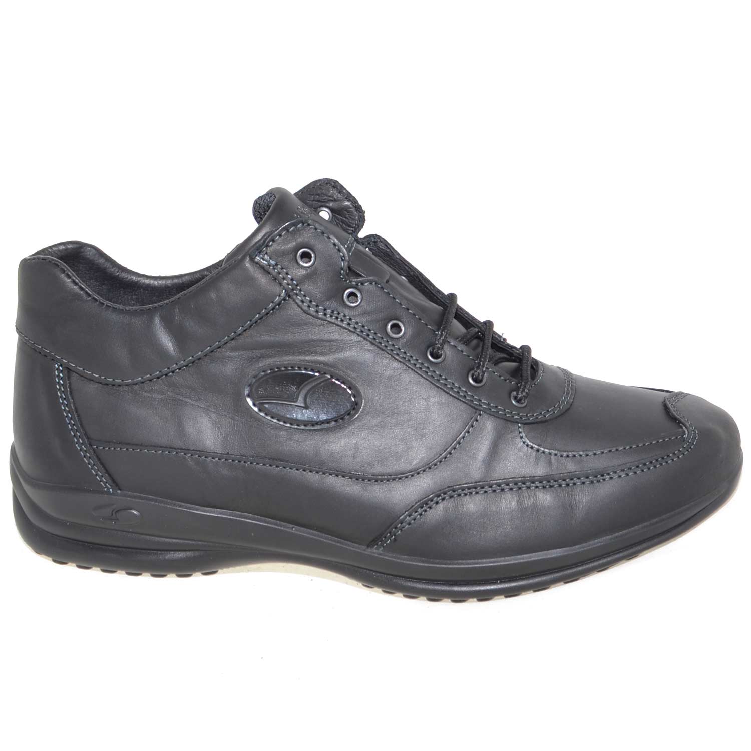 Sneakers Sportive Scarpe nere Uomo Light Step GRISPORT  Made in Italy Man Shoes comfort tessuto leggero e comode