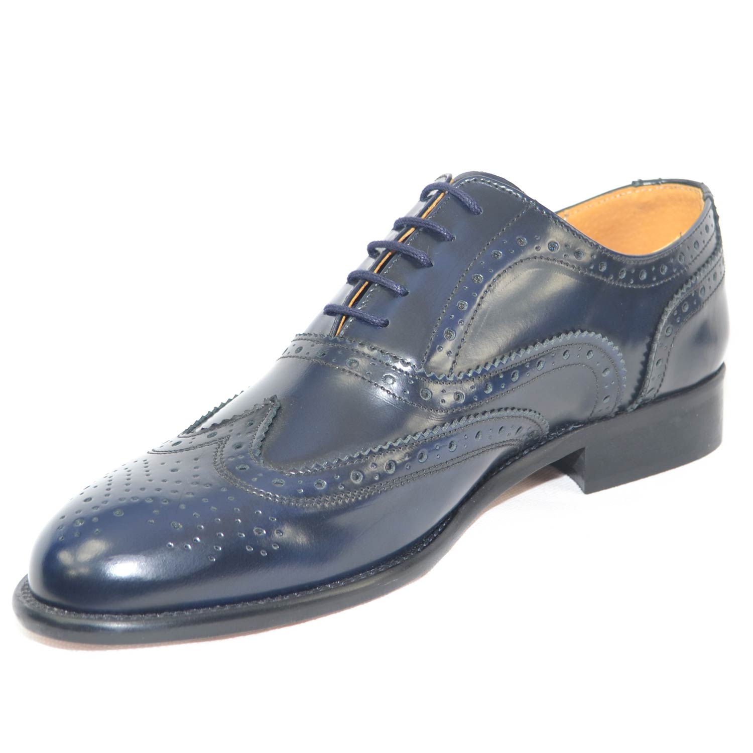 scarpe matrimonio uomo blu