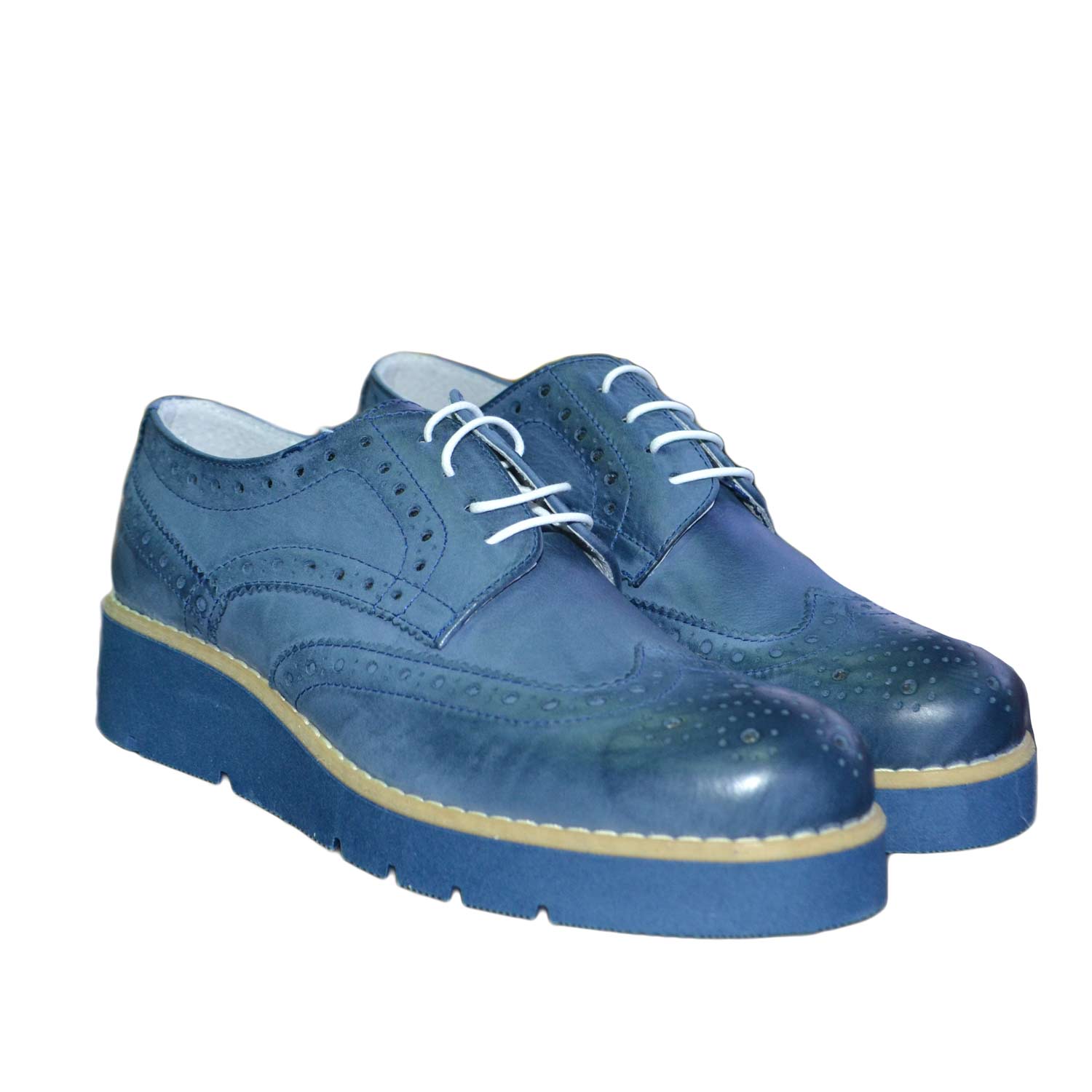 scarpe donna blu